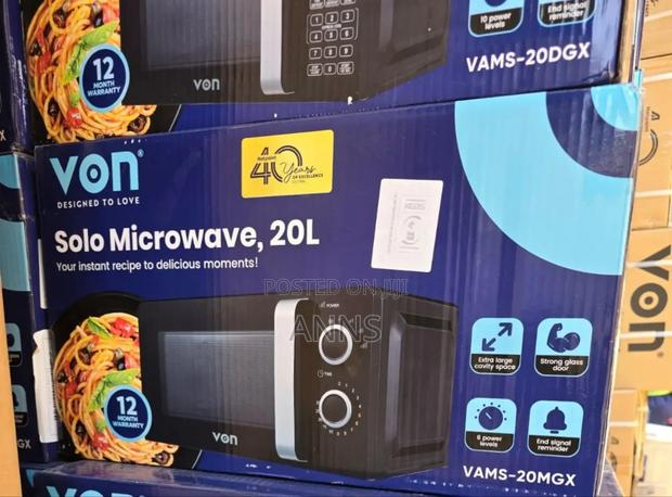 Von With Handle 20L Microwave - main view