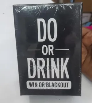 Do or Drink Game Card Win or Blackout Game for Adult