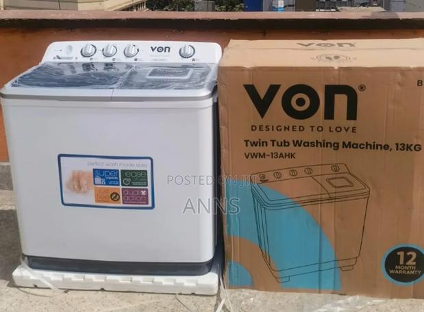 Von 13kgs Wash/Spin With Air Dry Laundry Machine - main view