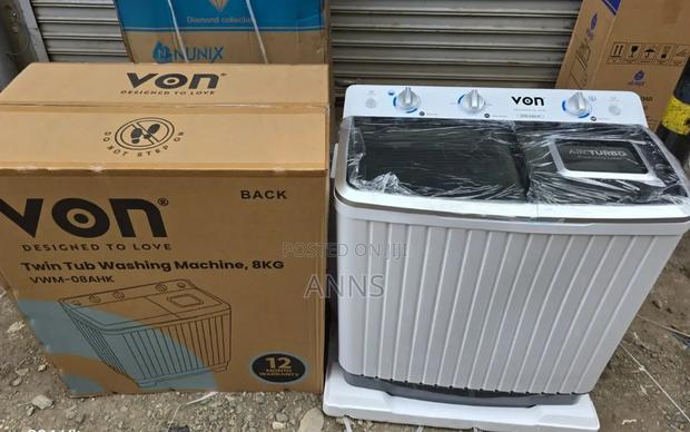 Von 8kgs Wash and Spin With Air Dry Washer