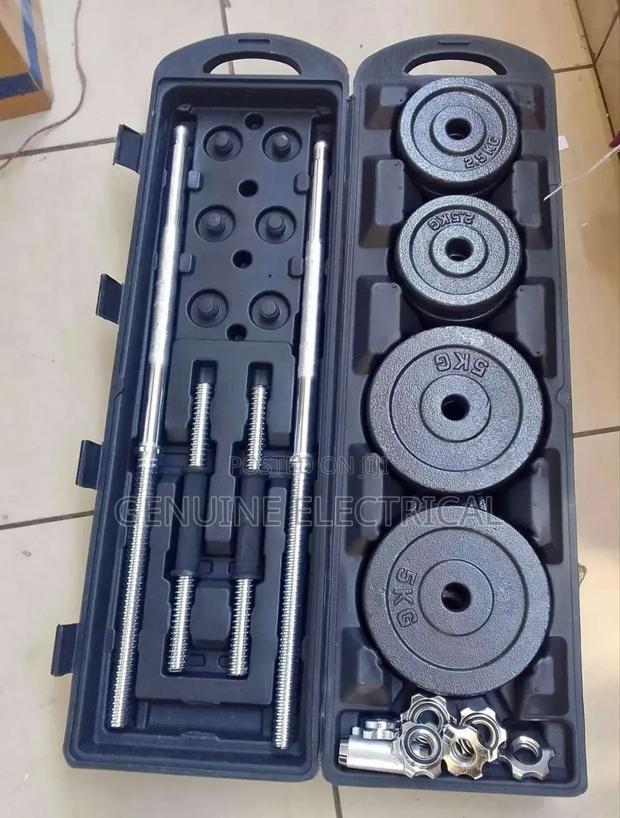 High Quality 50kg Chrome Dumbell