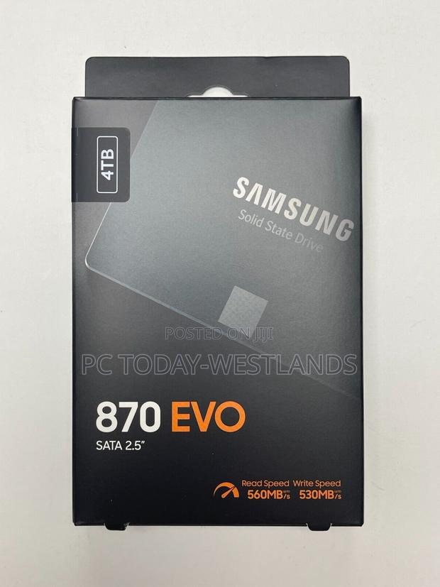 Samsung 870 Evo 4tb 2.5" Sata III Internal SSD Mz-77e4t0b/Am