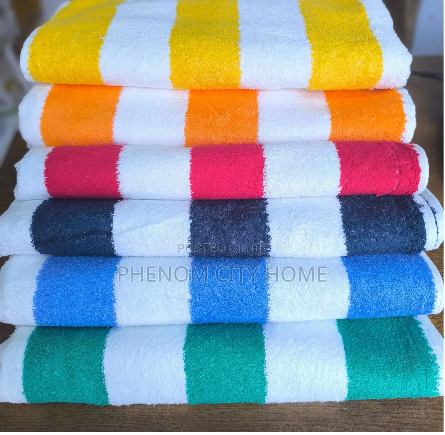 Cabana Stripped Beach Towels Available