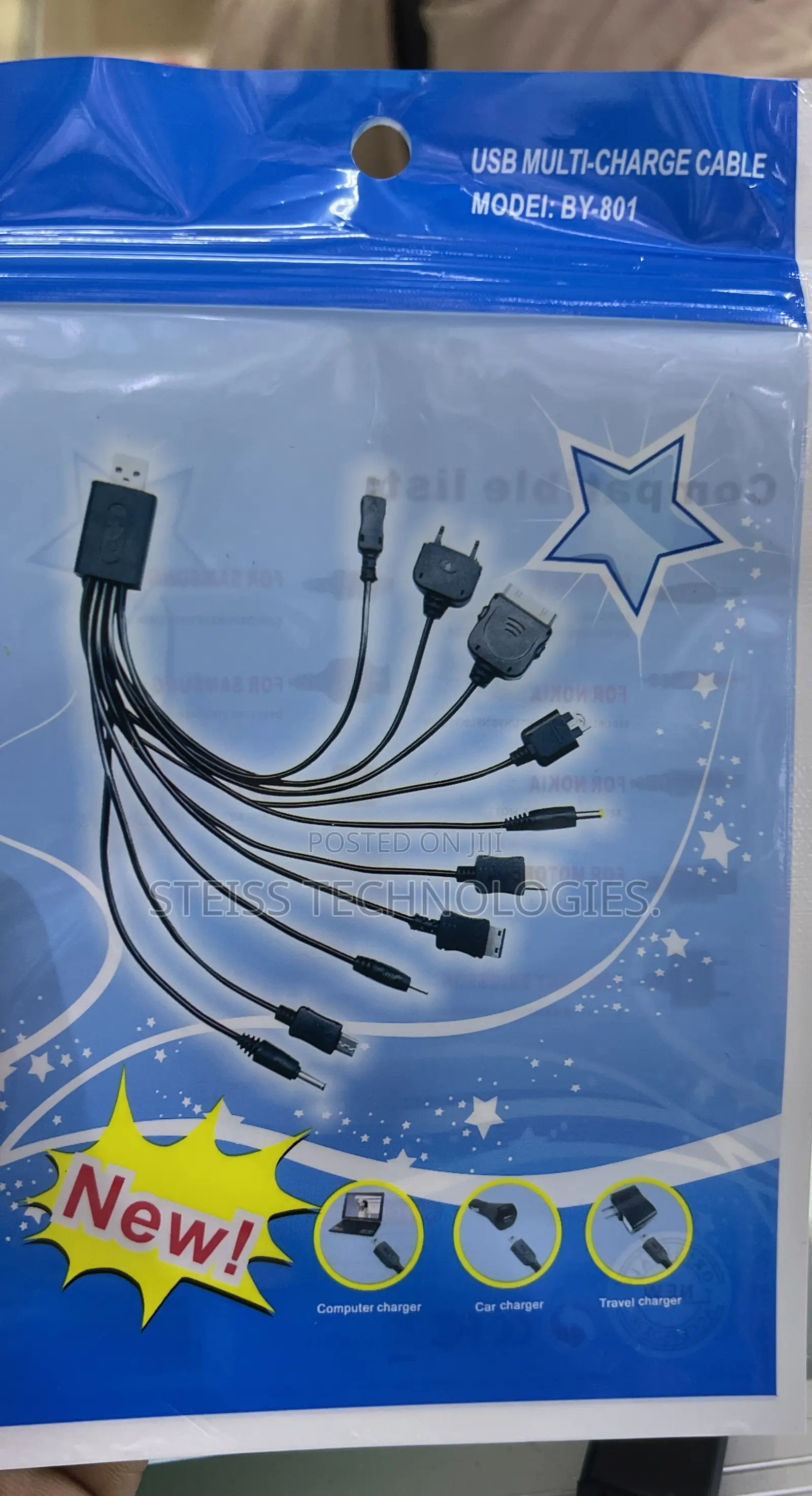 Usb Multiple 10 in 1 Cable