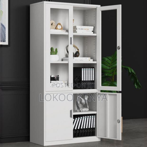 Office Cabinet : Metallic Swing Door Office Cabinet