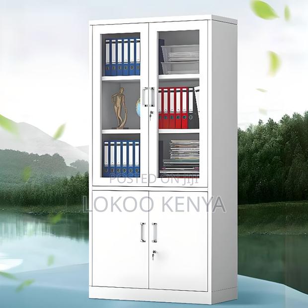 Office Cabinet : Metallic Swing Door Office Cabinet - thumbnail 2
