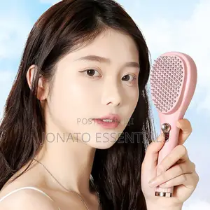 Portable Self Cleaning Comb, Antistatic Massage Comb