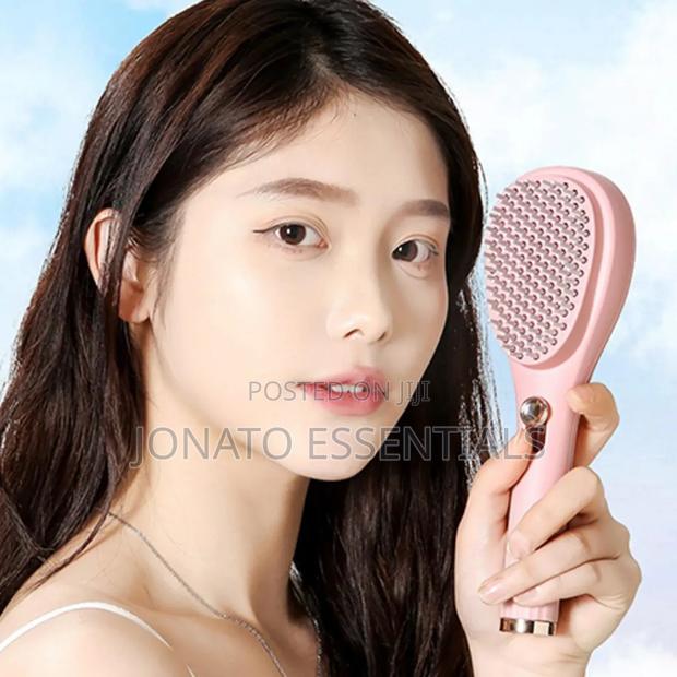 Portable Self Cleaning Comb, Antistatic Massage Comb - thumbnail 3