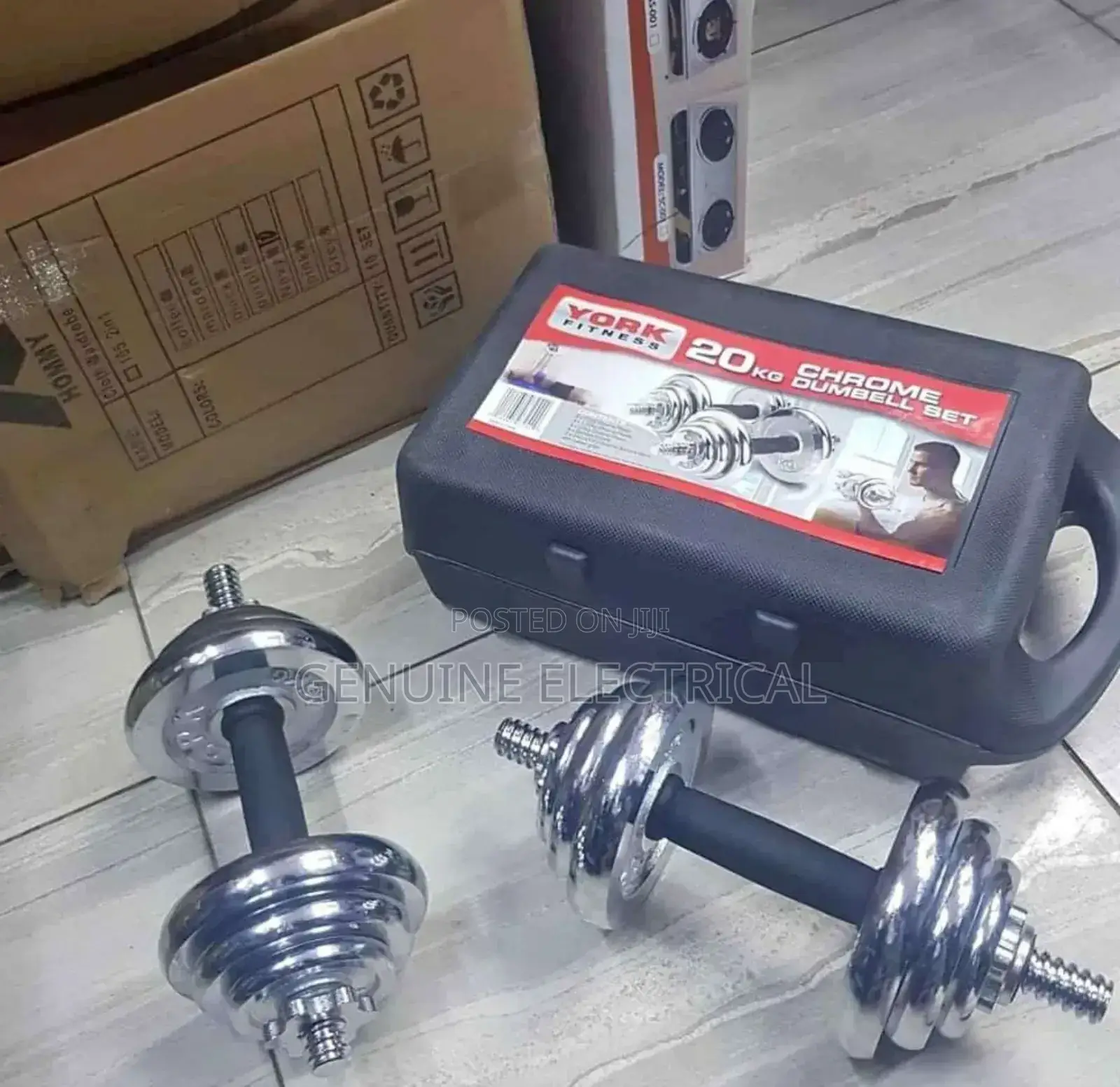 Brand New 20kg Chrome Dumbell