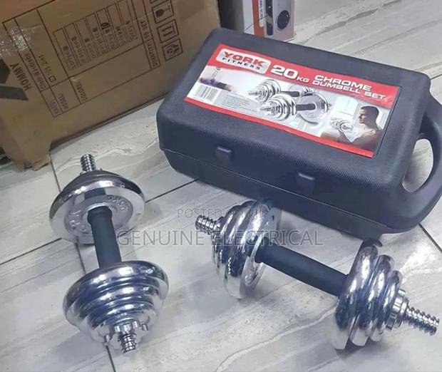 Good Quality 20kg Chrome Dumbell - main view