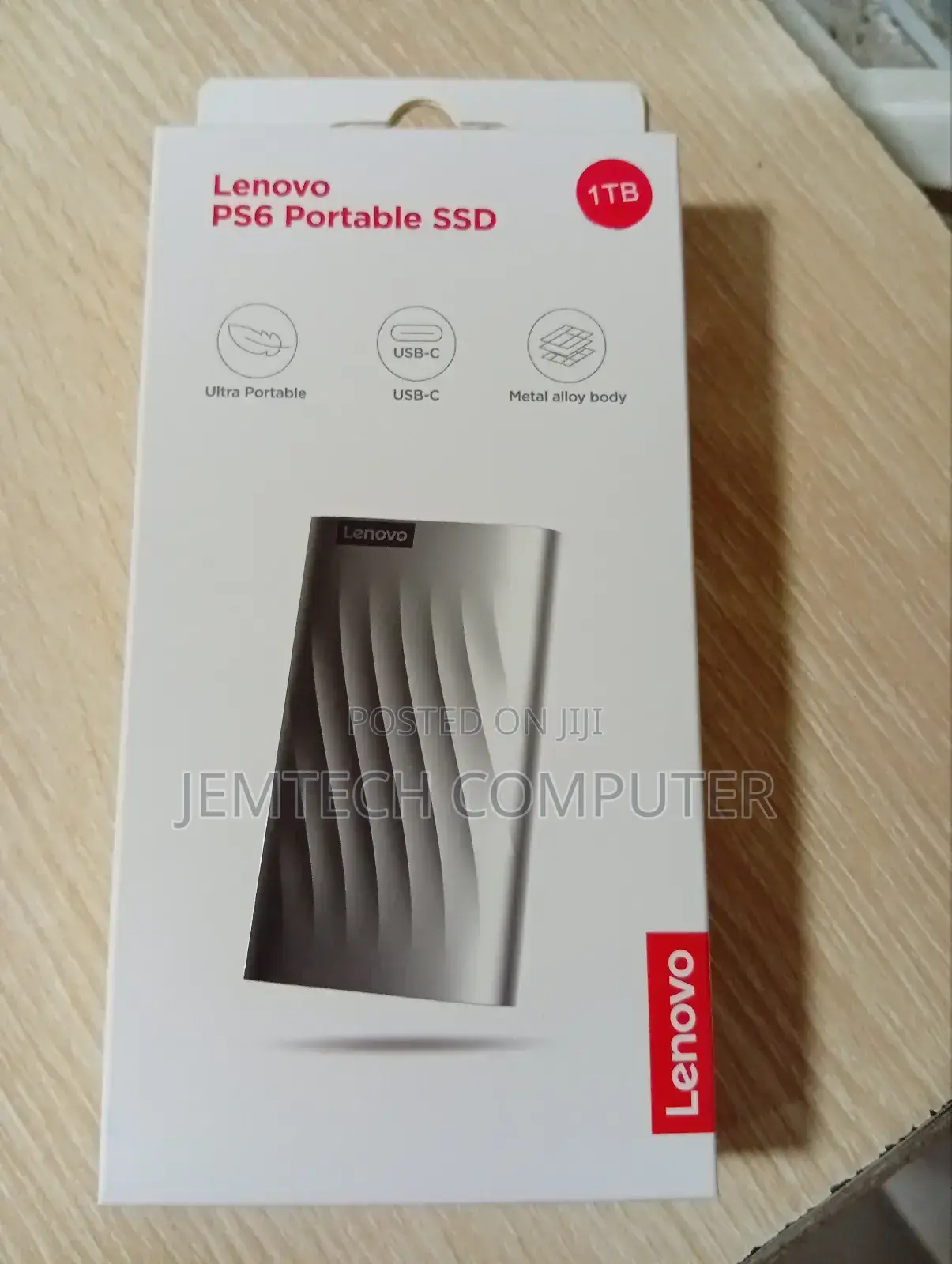 Lenovo Ps6 Portable External SSD 1tb - Gxb1m24164^ Ps6