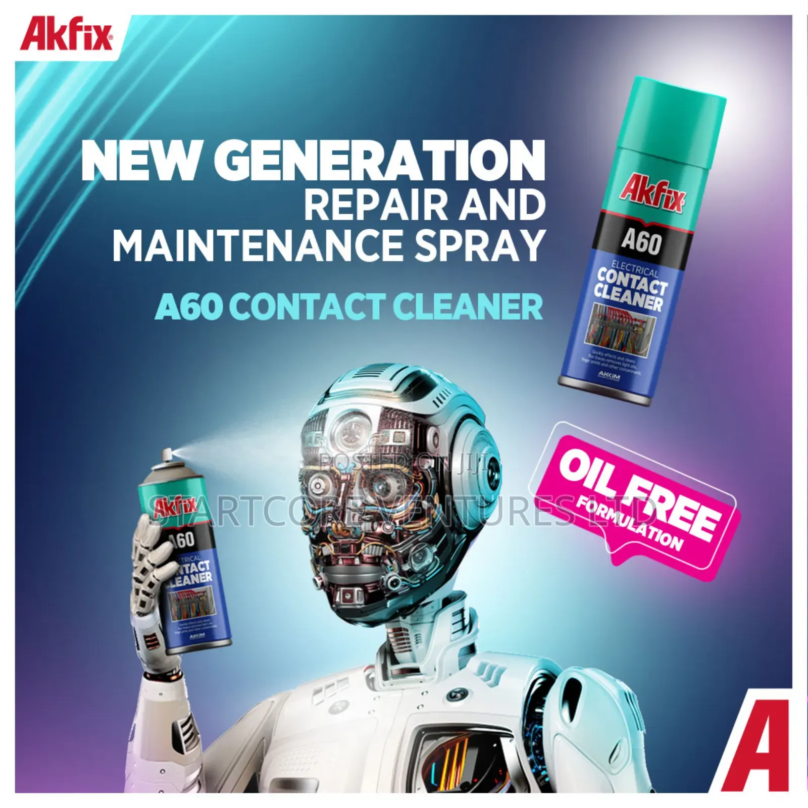 Akfix Electrical Contact Cleaner 400ml