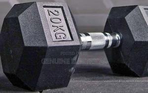 Brand New 20kg Hexagonal Dumpbell - thumbnail 2