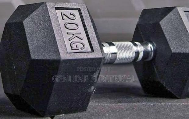Brand New 20kg Hexagonal Dumpbell - main view