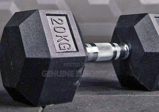 Good Quality 20kg Hexagonal Dumpbell - main view