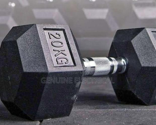 High Quality 20kg Hexagonal Dumpbell