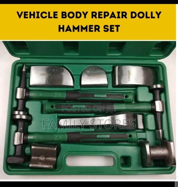 9pc Vehicle Body Repair Dolly Hammer Ser