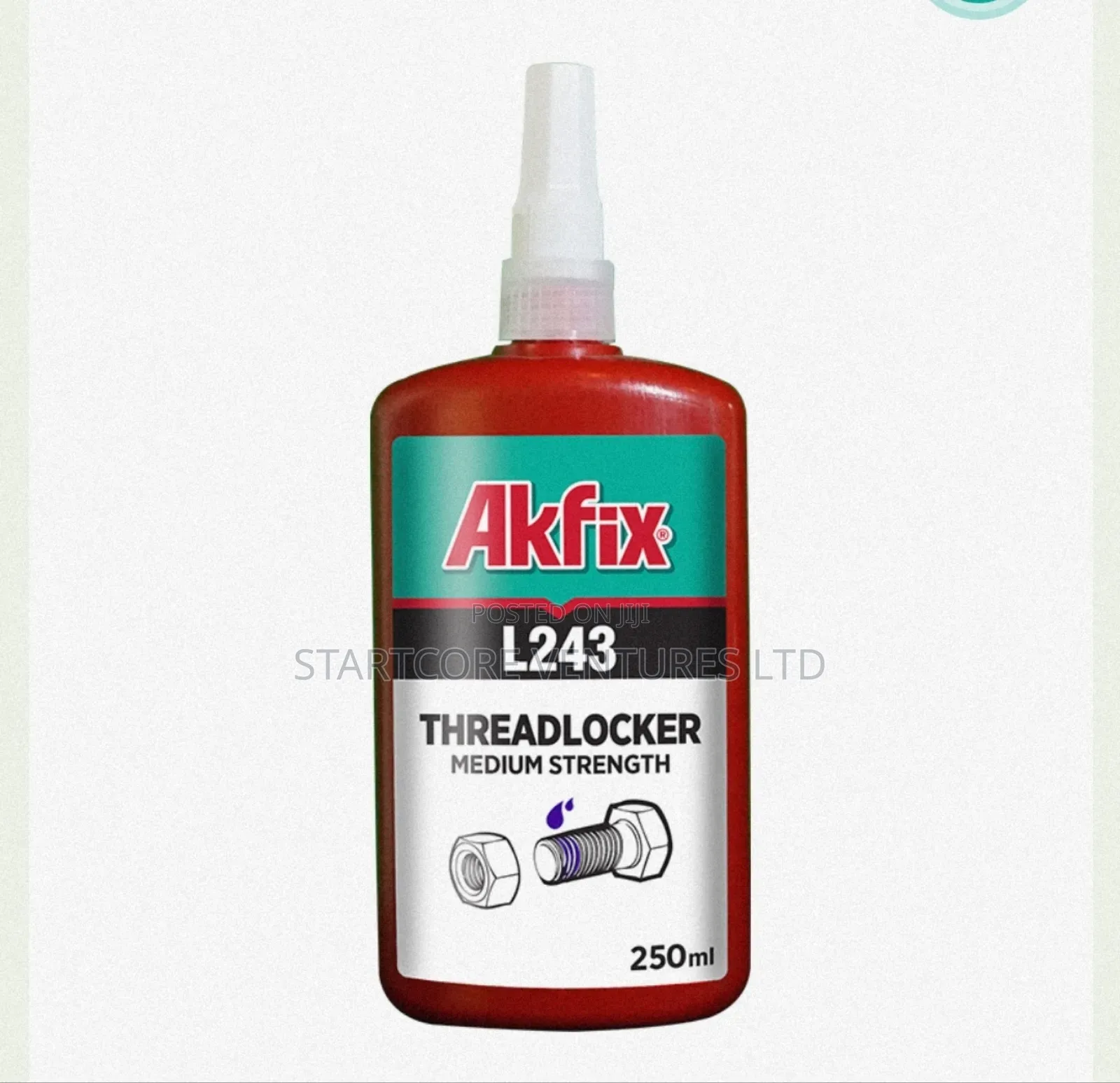 Akfix L243 Threadlocker Locker Medium Strength 50ml