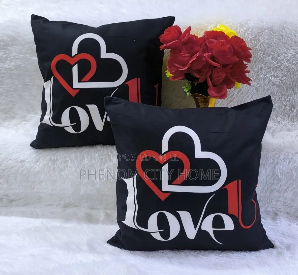 Love Themed Decor Throwpillow Covers