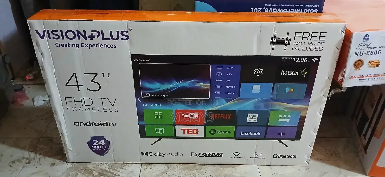 Vision 43 Inches Smart Android Tv Vidda .%%^^.