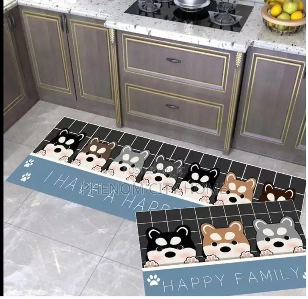 Dark Coloured Affordable Mats for Kitchen