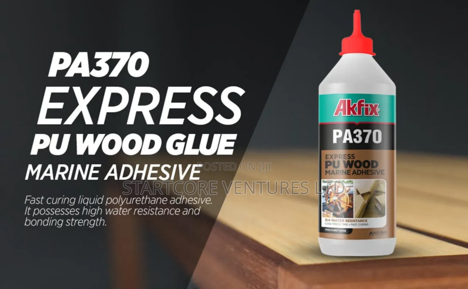 Akfix Pa370 Pur Marine Wood Glue 560g