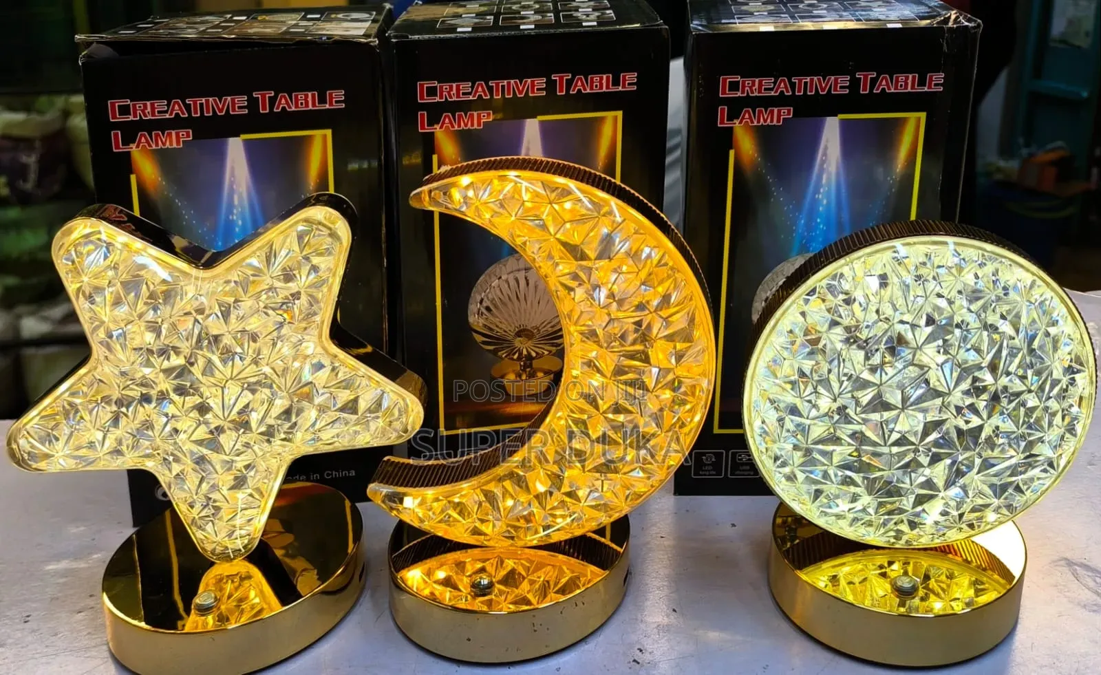 Creative Table Lamp. Decorative Light.