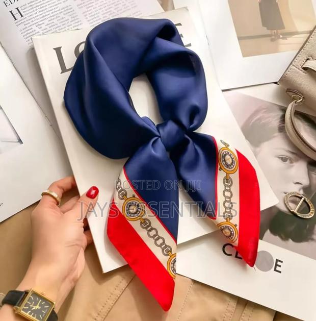 Multi Purpose Square Silk Scarf