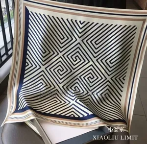Multi Purpose Square Silk Scarf