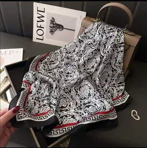 Multi Purpose Square Silk Scarf