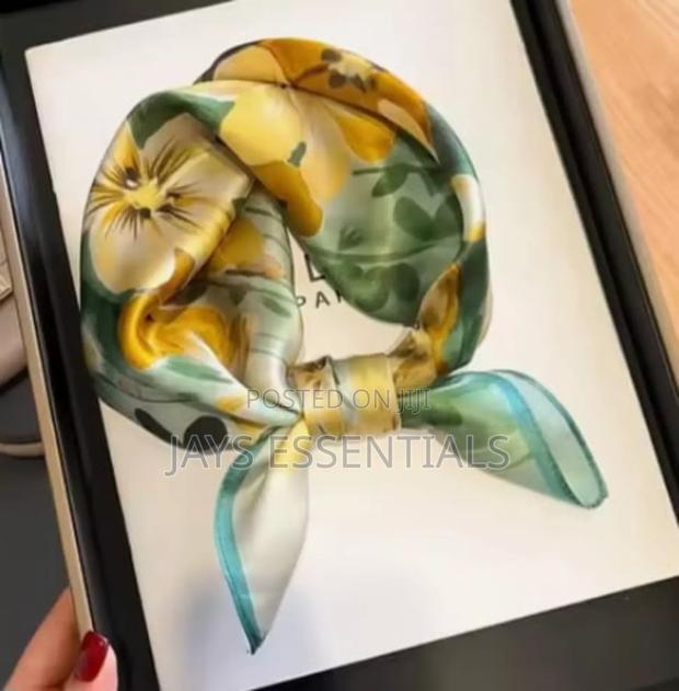 Multi Purpose Square Silk Scarf - thumbnail 6