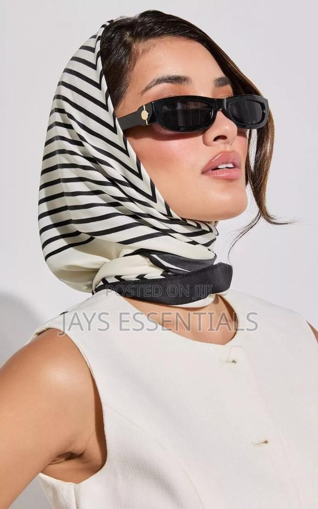 Multi Purpose Square Silk Scarf - thumbnail 10