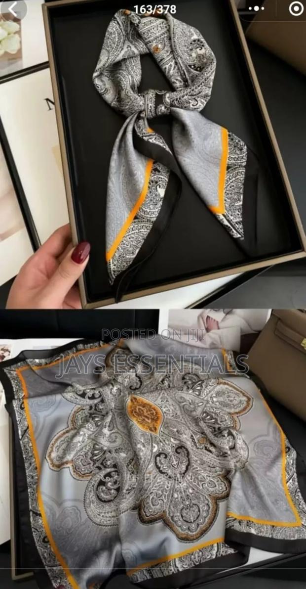 Multi Purpose Square Silk Scarf - thumbnail 13
