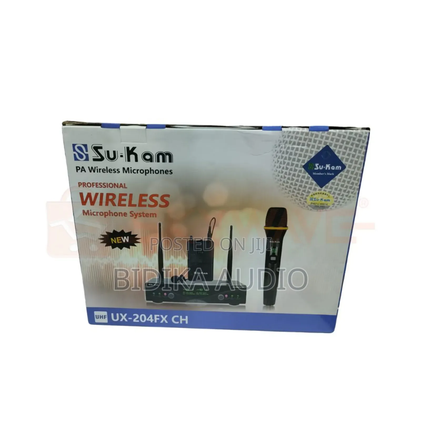 Original Su-Kam Wireless Microphone Ux-204fx CH