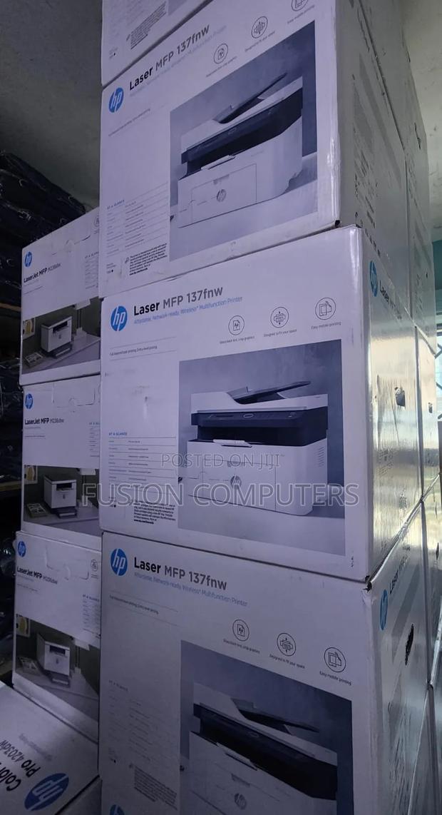 Hp Laser MFP 137fnw Mono Multifunction Laser Printer - main view