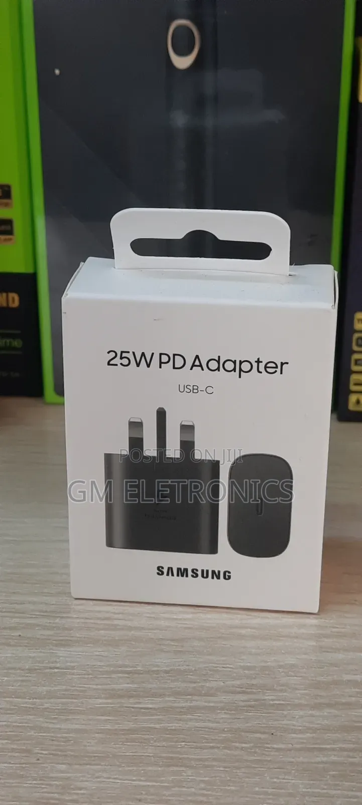 New 25W Fast Charging Type-C Power Adapter- Black.