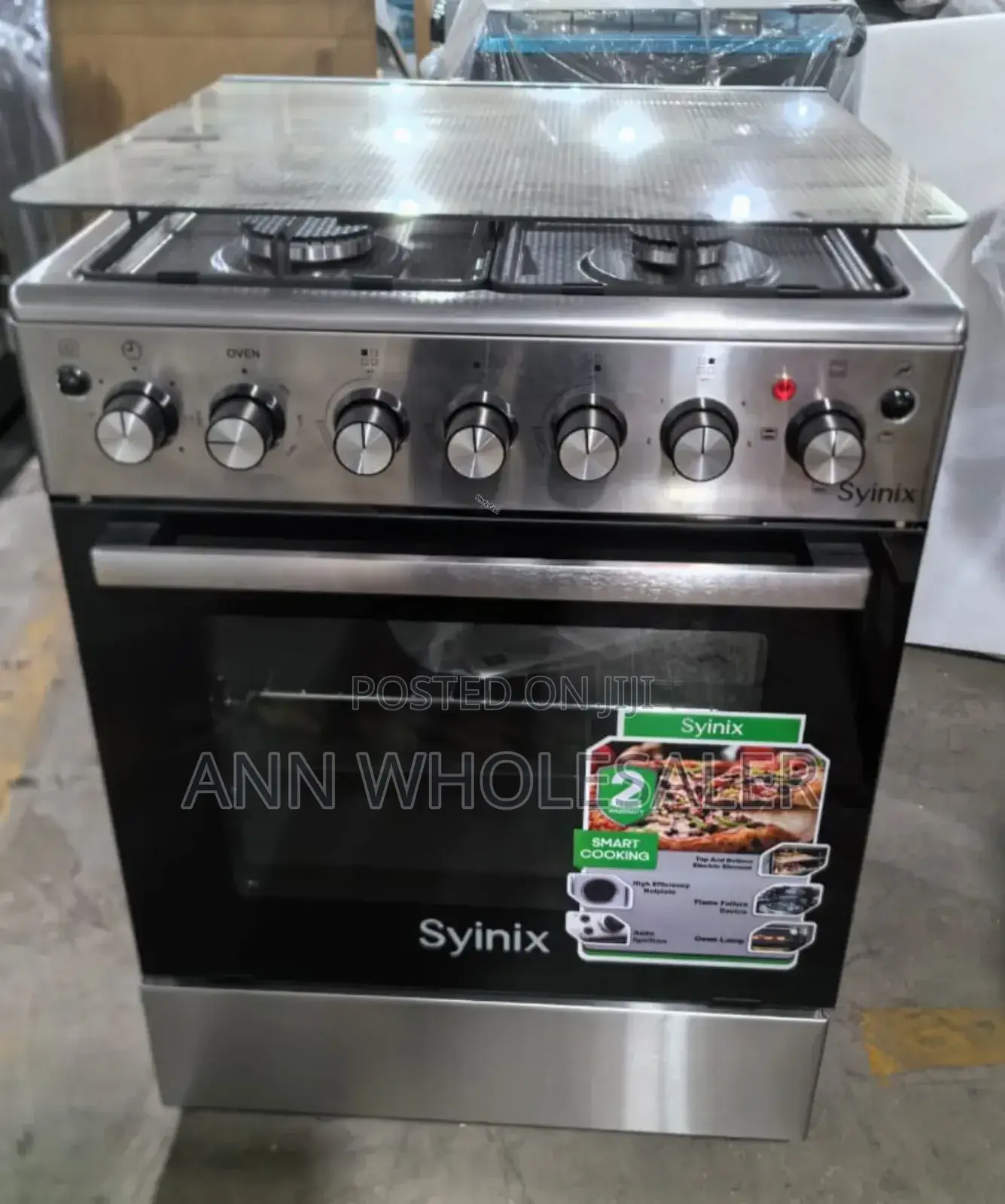 Low Gas Consumption Synix 60 by 60 Cooker SIY-56