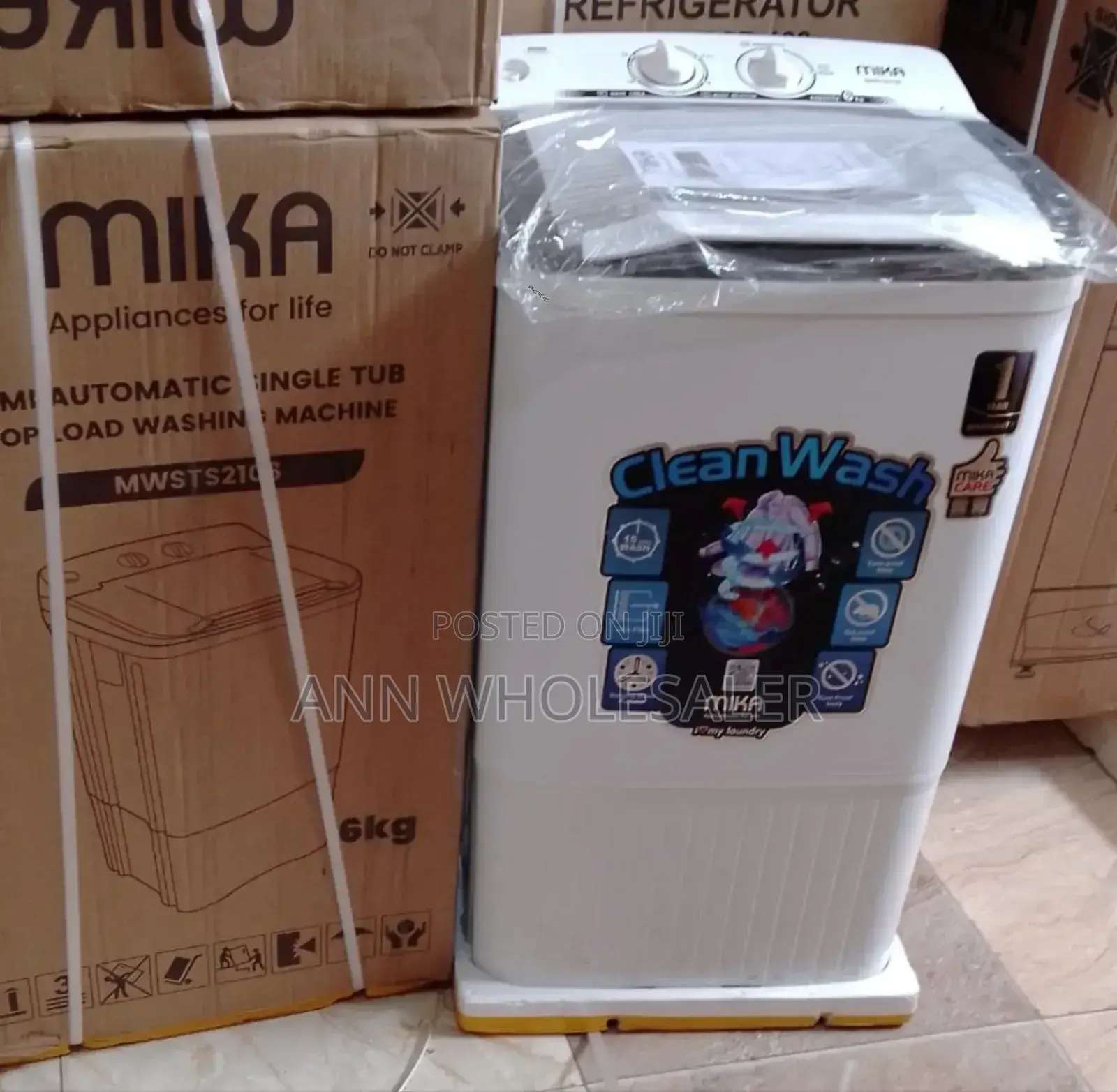 Single -Tub Semi Automatic Washing Machine Mika MI-54
