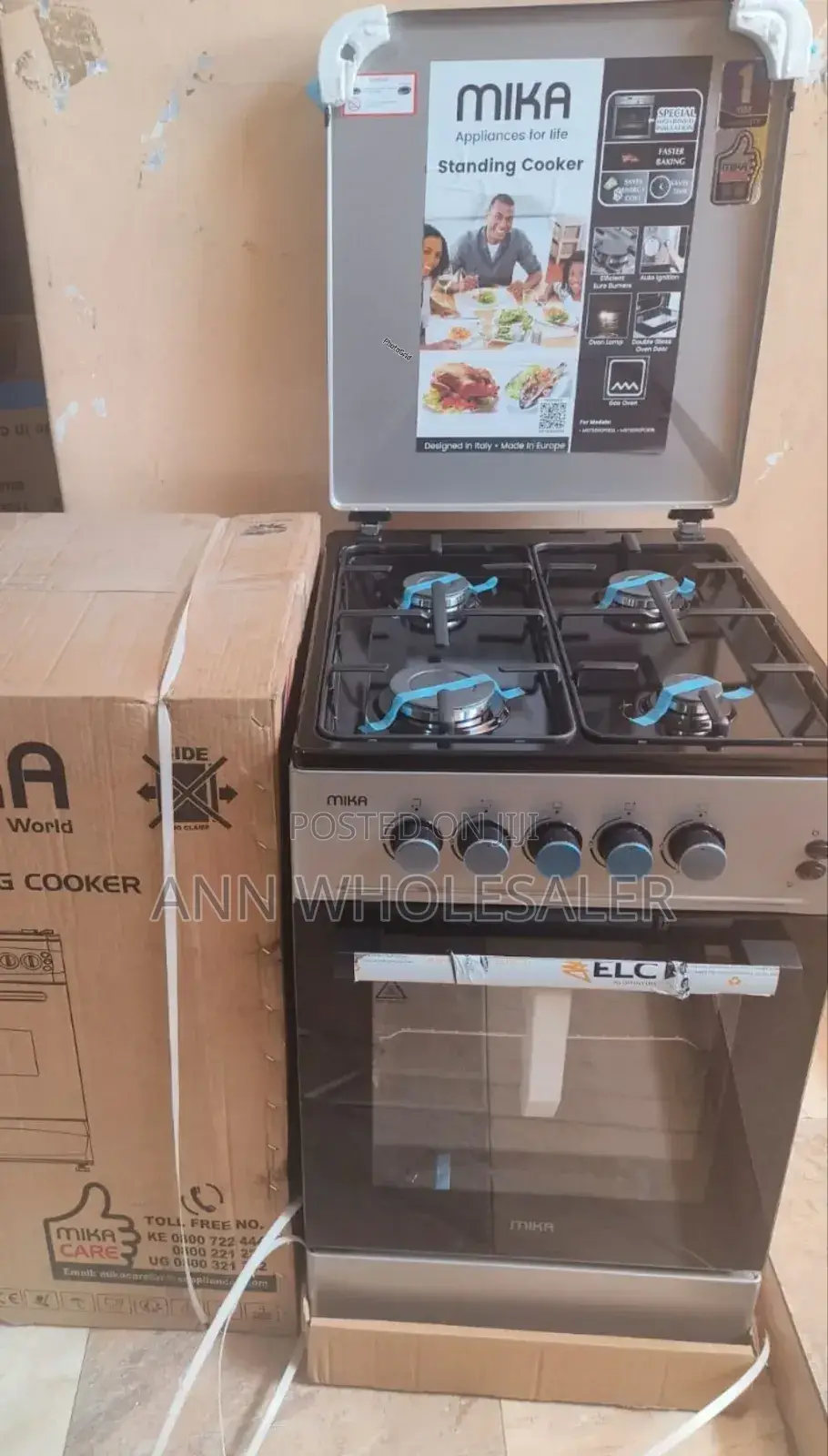 Gas Oven 4 Full Gas Cooker Mika MG-56