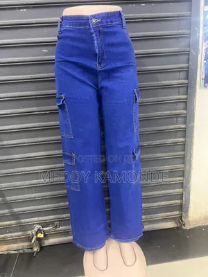 Cute Cargo Pant/Side Pocket/Mommy Jeans