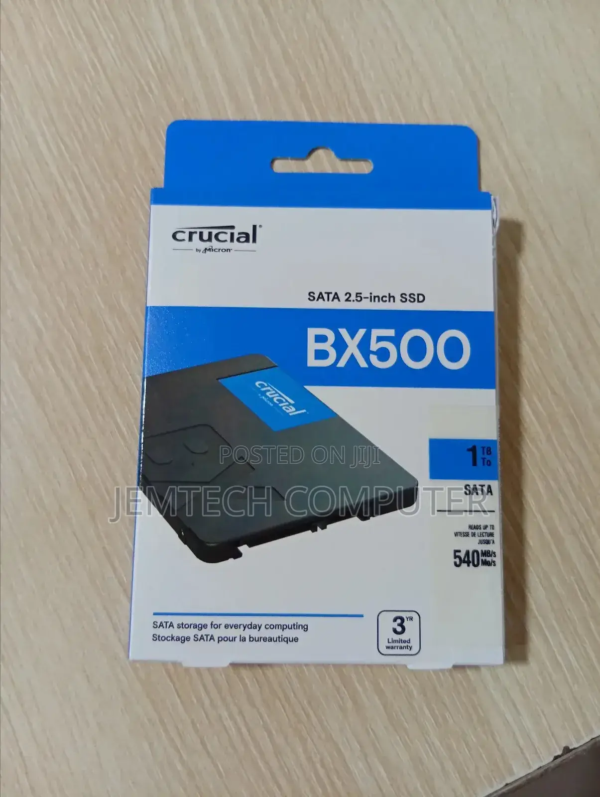 Crucial BX500 1TB Internal SSD^°BX500 Crucial