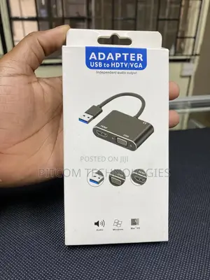 2 in 1 USB HUB VGA,HDMI Ports
