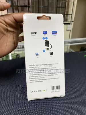 2 in 1 USB HUB VGA,HDMI Ports
