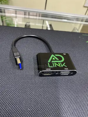 2 in 1 USB HUB VGA,HDMI Ports