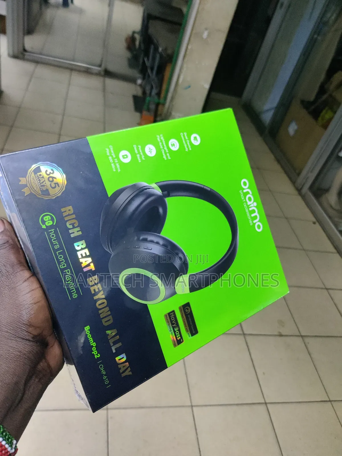 Oraimo Wireless Headphones.Boompop2.