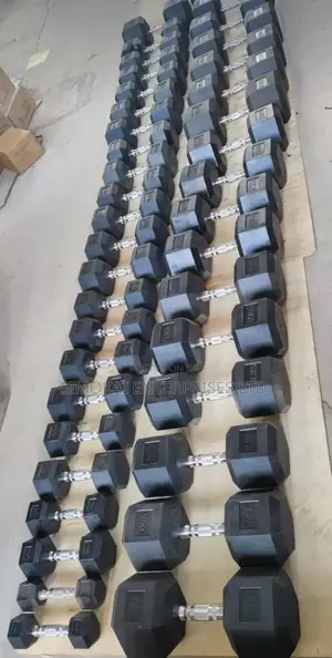 Hexagonal Dumbells From 5kg to 50kg