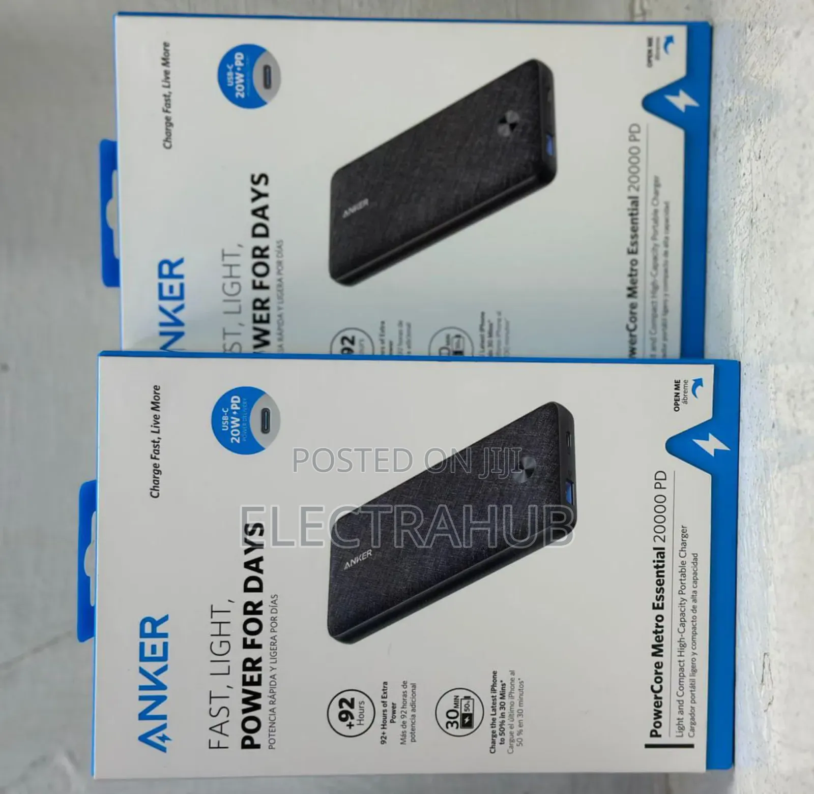 Anker Powercore Metro Essential 20000 PD New Sealed