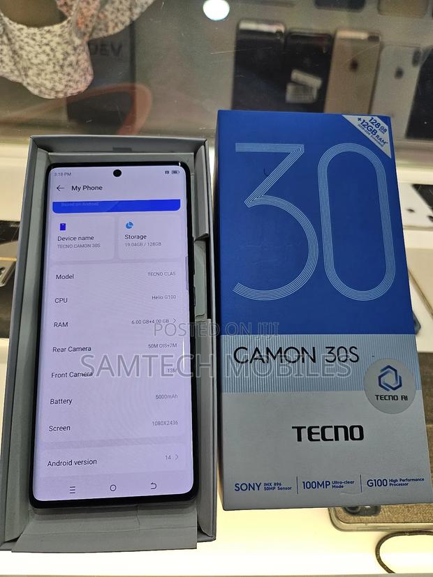 Tecno Camon 30S 128 GB Black - thumbnail 5
