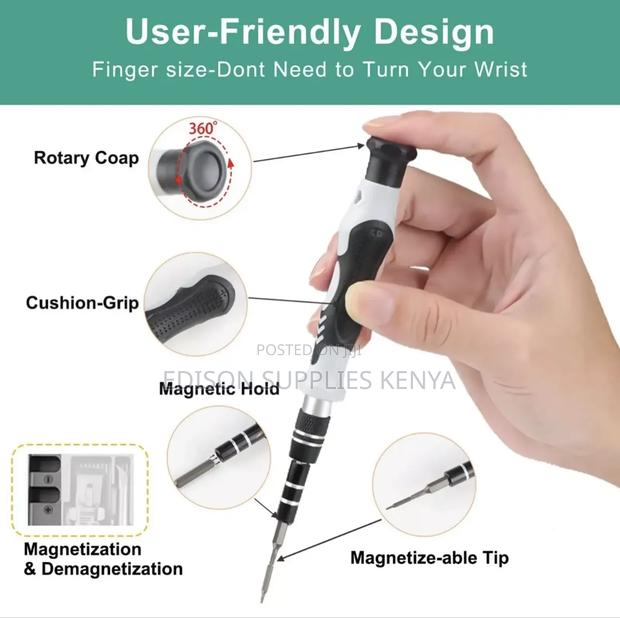 Precision Screwdrivers Set 132-in-1 Magnetic Bits PREMIUM - thumbnail 10