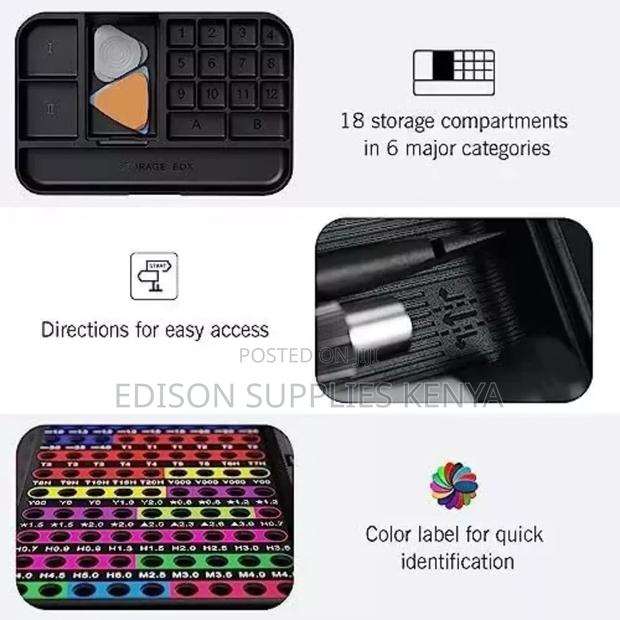 Precision Screwdrivers Set 132-in-1 Magnetic Bits PREMIUM - thumbnail 8